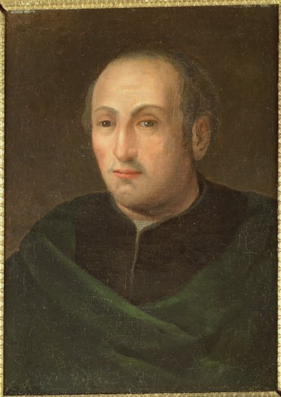 Christopher Columbus, After a Painting in the Uffizi by Giuseppe Calendi